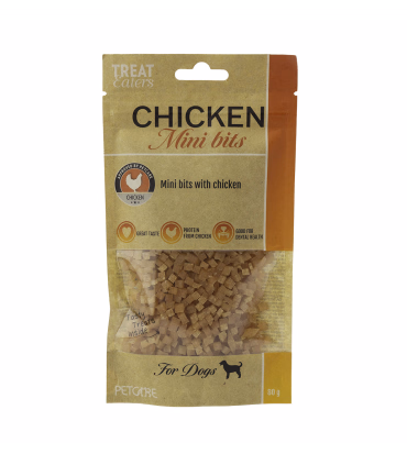 Treateaters Chicken Mini Bits - Hundegodbidder - HesteGrovvaren