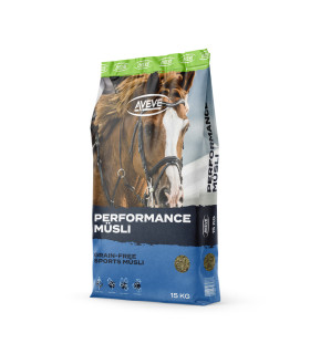 Aveve Performance Müsli – Kornfrit foder til sportsheste | HesteGrovvaren