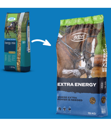 Aveve Extra Energy – Højenergifoder til sportsheste | HesteGrovvaren