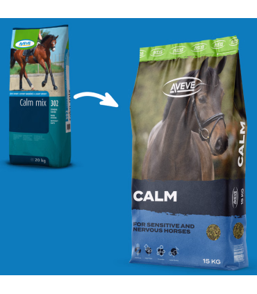 Aveve Calm Müsli til Nervøse Heste – Beroligende og Havrefrit Foder | HesteGrovvaren