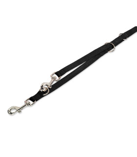 Dressurline Classic i sort nylon 2,00 m | HesteGrovvaren
