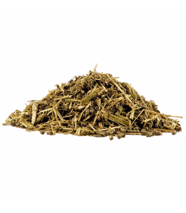 HorseLux Lucerne – fiberrigt foder med olie, der støtter tyggetid og energi.