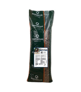 HorseLux Perform – havrefrit müeslifoder med energi og protein til heste i træning.