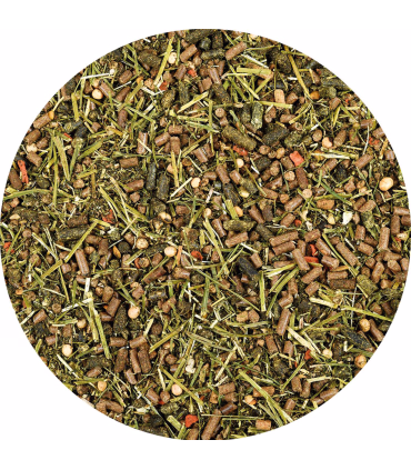 Aveve Light – kornfrit foder med lavt sukkerindhold til nøjsomme heste.