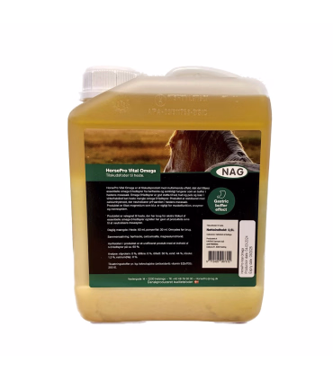 HorsePro Vital Omega Oil – styrker hud, pels og mavebalance.
