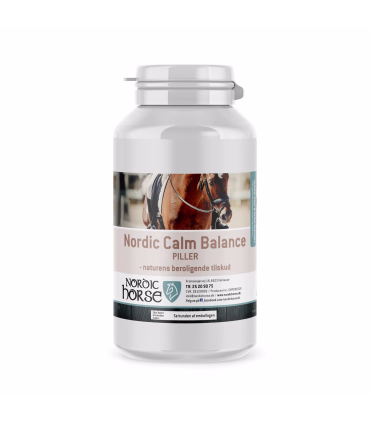 Nordic Calm Balance – naturligt beroligende tilskud til nervøse heste