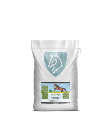 Nordic Hepa – naturlig leverpleje til heste for optimal sundhed.