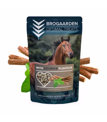 Brogaarden Treats - Licorice - Hestefoder - HesteGrovvaren