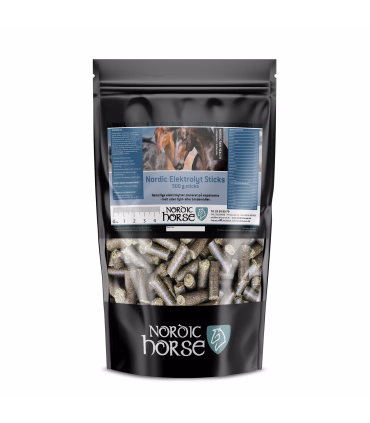 Nordic Elektrolyt Sticks – nem og naturlig elektrolyttilskud til heste.
