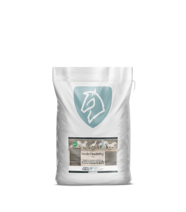 Nordic FlexAbility+ – naturligt tilskudsfoder til heste med fokus på bevægelighed og velbefindende.