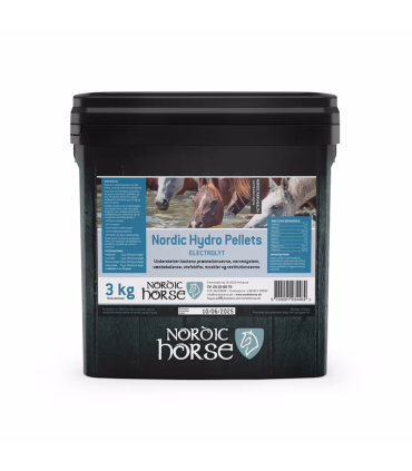 Nordic Hydro Pellets – pelleteret elektrolyttilskud til alle heste.