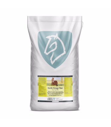 Nordic Omega Fiber – let optagelige proteiner og omega-3 til heste.