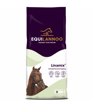 Equilannoo Linamix – tilskudsfoder med Omega 3 for energi og huld.