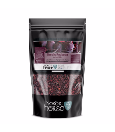 Nordic Rødbede – naturligt plantebaseret fodertilskud til heste.