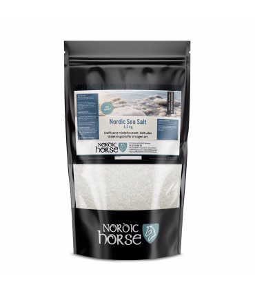 Nordic Sea Salt – naturligt havsalt til heste, uden tilsætningsstoffer.