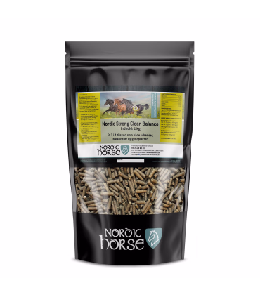 Nordic Strong Clean Balance – tilskud til hestens tarmsystem og lever.