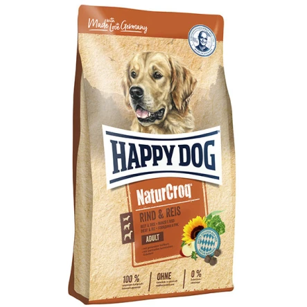 Happy Dog NaturCroq Rind & Reis