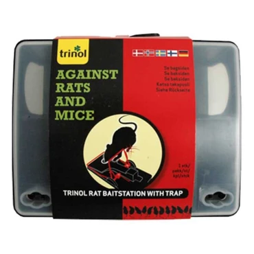 Trinol rotte- musefoderstation med smækfælde