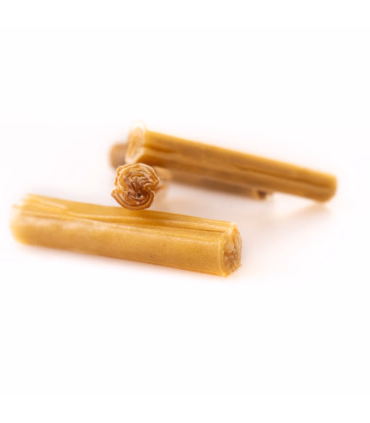 Treateaters Pressed Stick Natur – 10 pressede oksetyggeben til hunde.