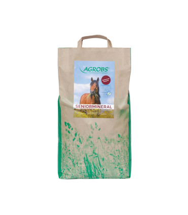 AGROBS Seniormineral – koncentreret vitamin- og mineraltilskud til ældre heste.