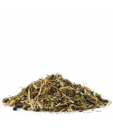 Amequ Omega-3 MetaSense – kornfri müsli til heste med sensitiv fordøjelse og lavt indhold af sukker og stivelse.