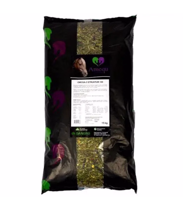 Amequ Omega-3 Struktur 100 – koncentreret foder til heste og ponyer.