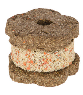 Delizia Sandwich med gulerod – fiberrig snack til din hest.