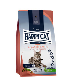 Happy Cat Atlantik-Lachs – fuldfoder med laks til voksne katte.