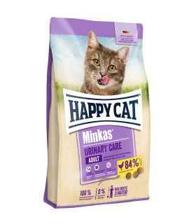 Happy Cat Minkas Urinary Care – komplet foder til voksne katte med fjerkræ.