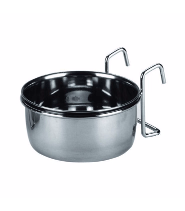 Drikkeskål med bøjle rustfri - Dyreartikler - Aalestrup Hobbyfoder