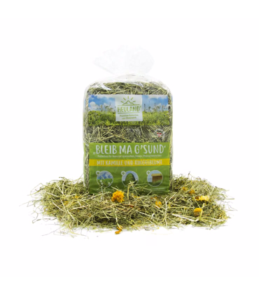 Alpehø med kamille og morgenfrue - Gnaverfoder - HesteGrovvaren