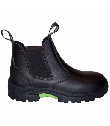 Fritidsstøvle skind med sikkerhed - Beklædning - HesteGrovvaren