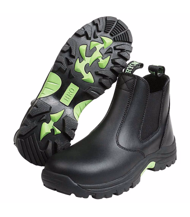 Fritidsstøvle skind med sikkerhed - Beklædning - HesteGrovvaren