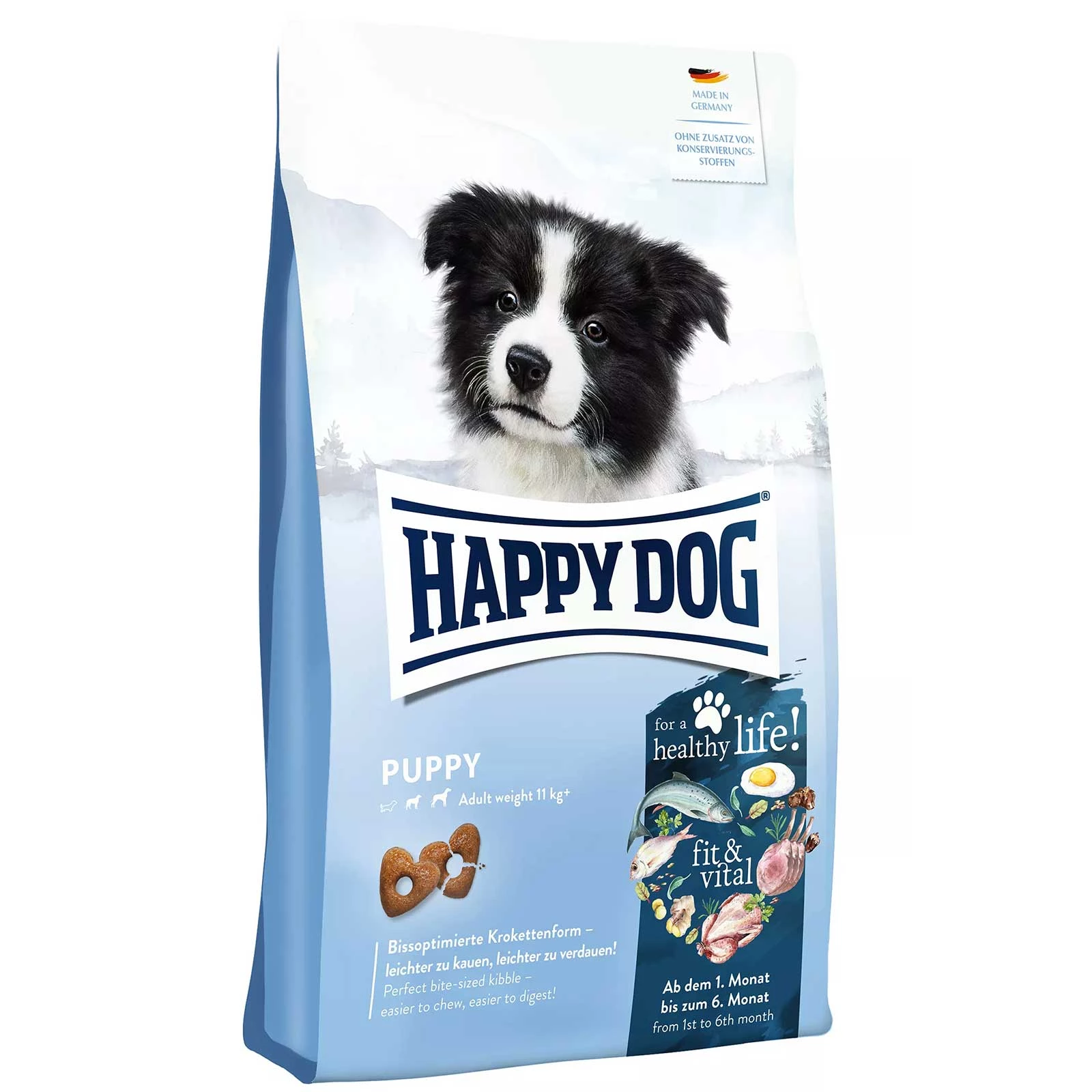 konto Incubus wafer Happy Dog Fit & Vital Puppy - Hundefoder - HesteGrovvaren