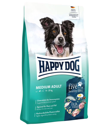 Happy Dog Medium Adult - Hundefoder - HesteGrovvaren
