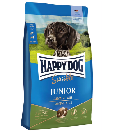 Happy Dog Sensible Junior Lam og Ris - Hundefoder - HesteGrovvarren