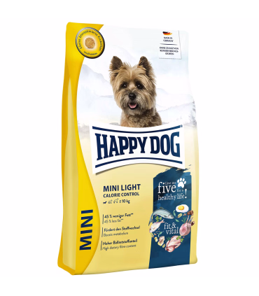 Happy Dog Mini Light Low Fat  - Hundefoder - HesteGrovvaren