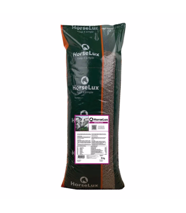 HorseLux EasyPellets – fiberrigt foder til nøjsomme heste, uden havre og lucerne.