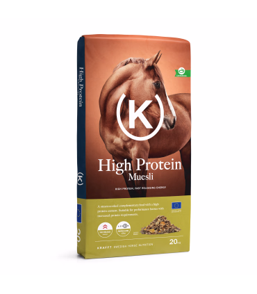 Krafft High Protein Muesli - Hestefoder - HesteGrovvaren