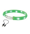 Nobby LED halsbånd "Visible" grøn 2,5 cm