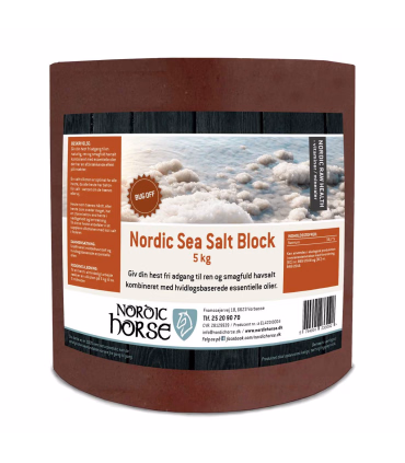 Nordic Sea Salt Block - Bug Off - Tilskudsfoder - HesteGrovvaren