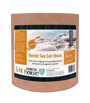 Nordic Sea Salt Block - Mag & Detox - Tilskudsfoder - HesteGrovvaren