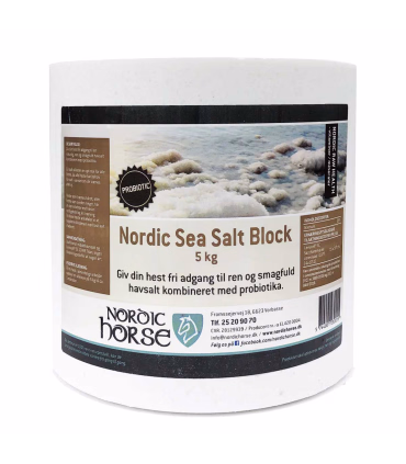 Nordic Sea Salt Block - Probiotic - Tilskudsfoder - HesteGrovvaren