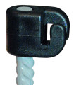 Ryom Isolator tentor pæl sort 100 stk