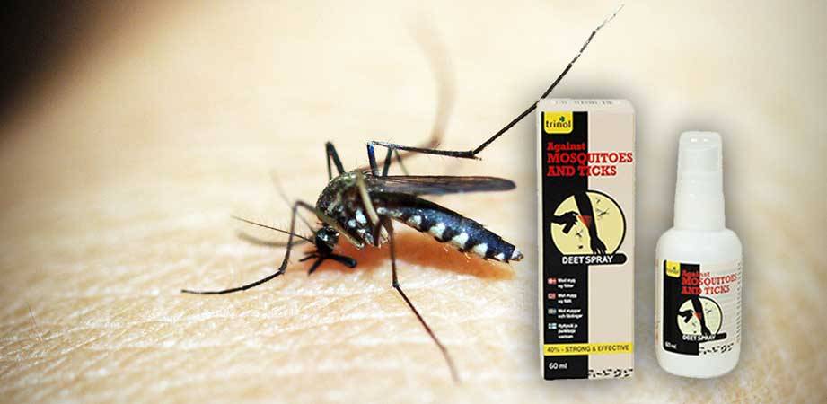 Deet spray - Effektivt mod myggestik